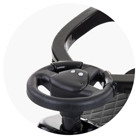 Masinuta de impins Chipolino Turbo black cu maner [1]