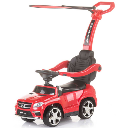 Masinuta de impins cu copertina Chipolino Mercedes Benz GL63 AMG red [0]