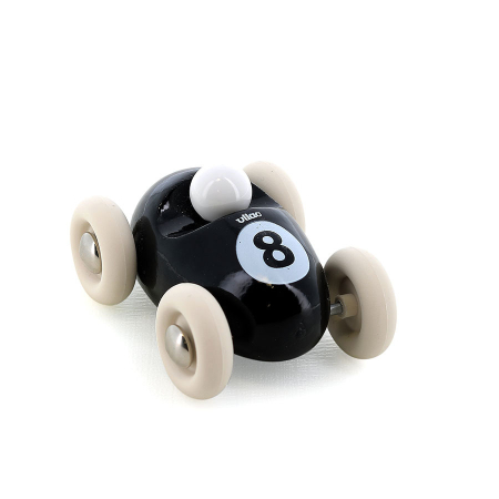 Jucarii de rol - Masinuta din lemn Mini Roadster - Negru - Vilac