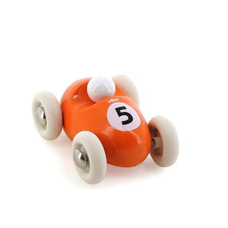 Jucarii de rol - Masinuta din lemn Mini Roadster - Portocaliu - Vilac