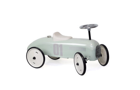 Jucarii de rol - Masinuta Ride-on Metalica Vintage - Verde Salvie - Vilac