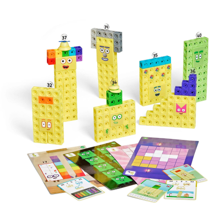 MathLink®Cubes Numberblocks® in engleza Set de activitati de la 31-40 [1]