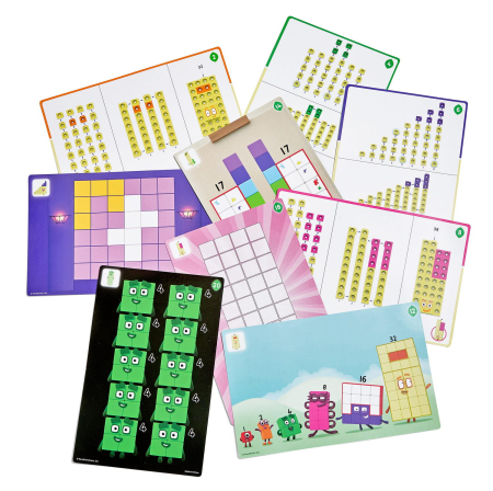 MathLink®Cubes Numberblocks® in engleza Set de activitati de la 31-40 [5]