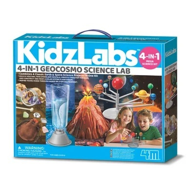 Noutati - Mega Kit Stiinta Pamantului KidzLabs - 4 proiecte