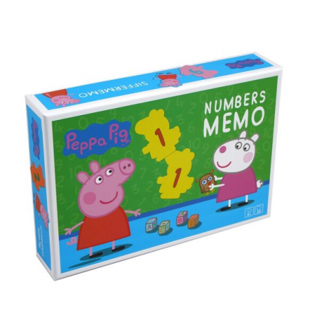 Promotii - Memo cu Numere Peppa Pig