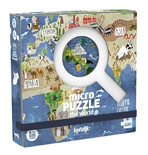 Varsta - Micro puzzle Londji-600 piese, continente