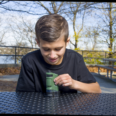 Microscop de buzunar cu LED, marire 20x-40x, MicroBrite [3]