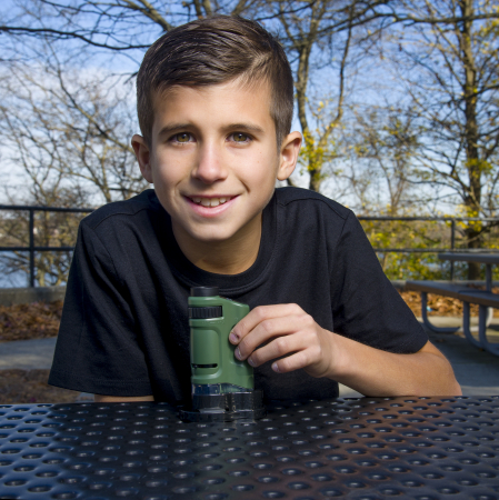 Microscop de buzunar cu LED, marire 20x-40x, MicroBrite [9]