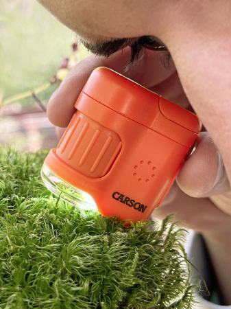 Microscop portabil cu breloc, marire 20x, MicroMini, Orange [3]