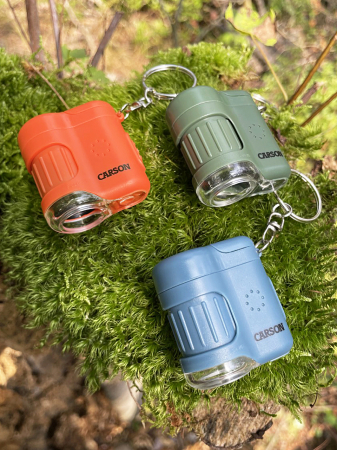 Microscop portabil cu breloc, marire 20x, MicroMini, Orange [7]