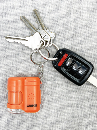 Microscop portabil cu breloc, marire 20x, MicroMini, Orange [2]