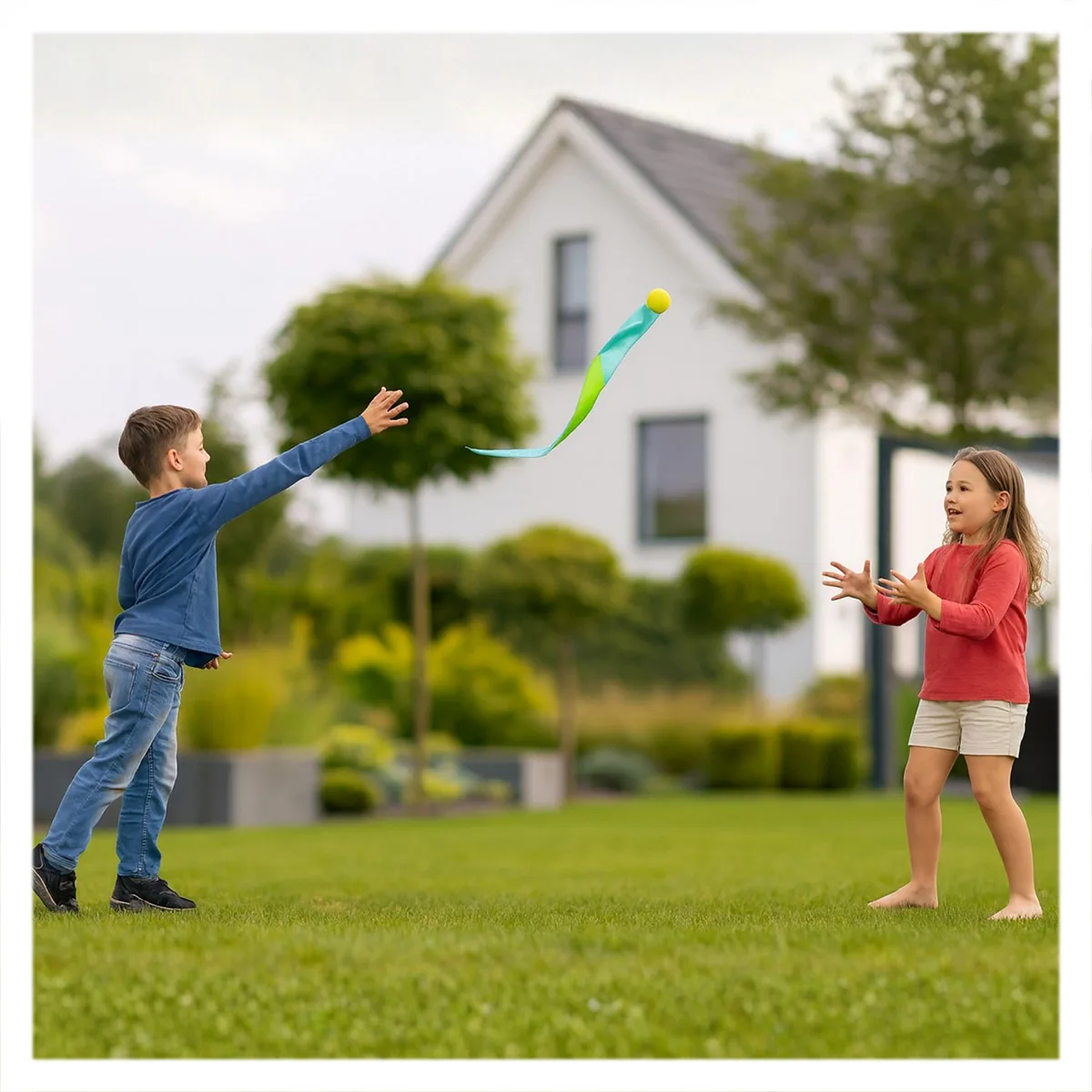 Minge din burete cu coadă, joc de aruncat [1]