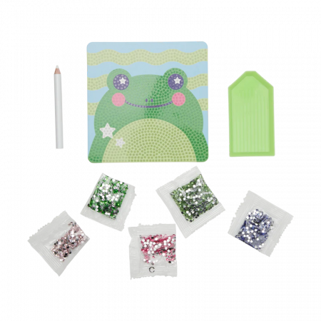 Mini Atelier creativ DIY cu diamante - Funny Frog [1]