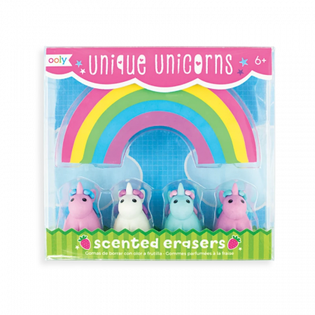 Cadouri Fete - Set Radiere parfumate, Unicorni si Curcubeu