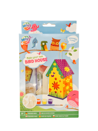 Lucru Manual - Mini casuta pasarilor cu floricele
