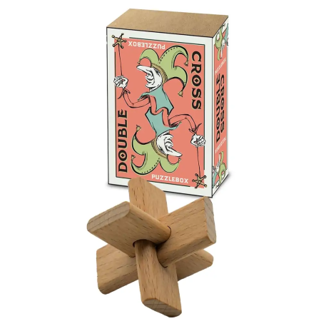 Jucarii 7-10 ani - 5 x Mini joc logic IQ - Double Cross