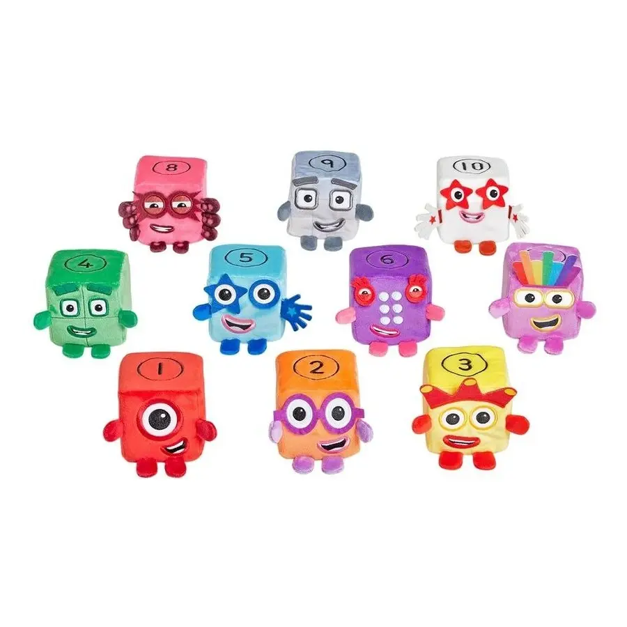 Mini mascota din plus Numberblocks™ Blocklets™ - Trei [1]