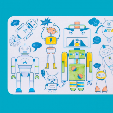 MINI Plansa de colorat din silicon - ROBOT [1]