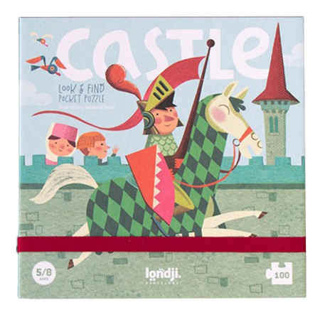 3-5 ani - Mini puzzle Castel, Londji