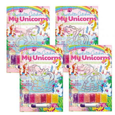 Mini set creativ cu margele de nisip - Unicorni [2]