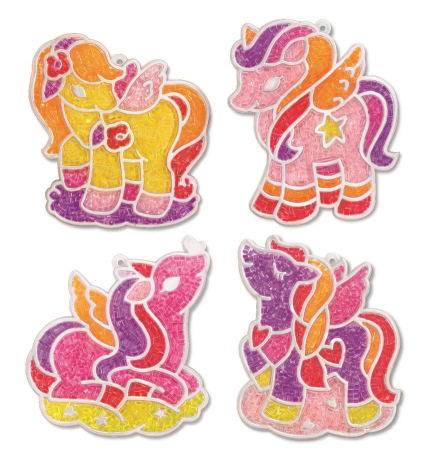 Mini set creativ cu margele de nisip - Unicorni [1]