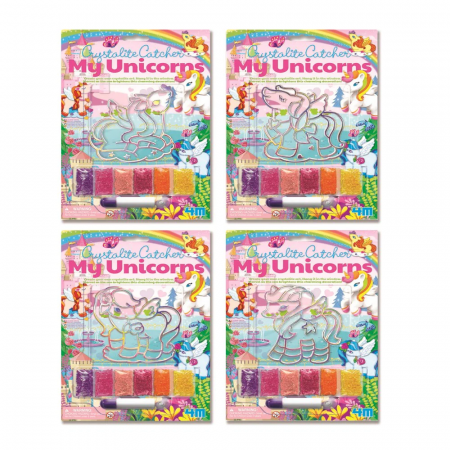 Cadouri Fete - Mini set creativ cu margele de nisip - Unicorni