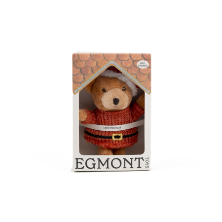 Noutati - Mini ursuletul de plus Santa Bear, Egmont Toys