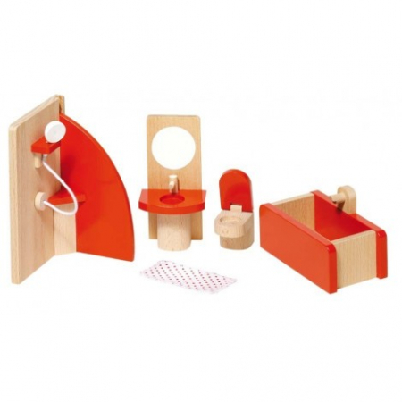 Casute de papusi - Mobilier pentru casute papusi - Baie
