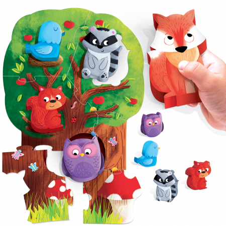 Headu Montessori - Primul Meu Puzzle - Padurea [3]