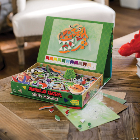 Mozaic magnetic - Salvarea dinozaurilor, Dinosaur Escape Shiny Mosaics [3]