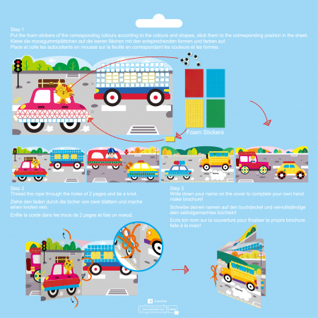 Mozaic Prima mea carte de povesti - Masini [6]