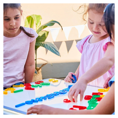 Numere transparente colorate, set 10 piese, Edx Education [1]