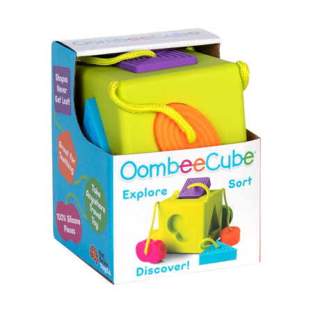Cadouri copii Craciun - OombeeCube – Cub senzorial educativ cu forme din silicon