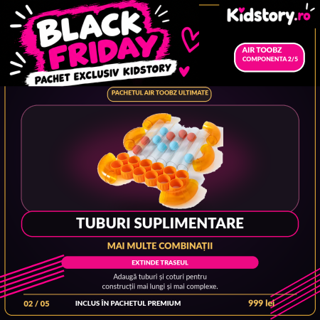 Pachet Air Toobz Ultimate – Sistem complet de construcție și experimente STEM cu aer, 5 produse [4]