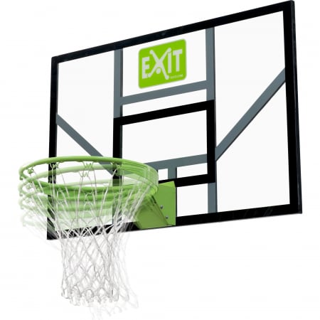 Panou de baschet cu inel pentru slam dunk și plasă, Galaxy - verde/negru, Exit Toys [1]