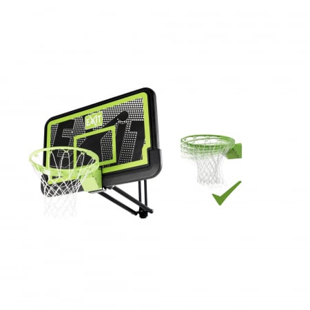 Jucarii de exterior - Panou de baschet pentru perete cu inel pentru slam dunk, Galaxy, Exit Toys