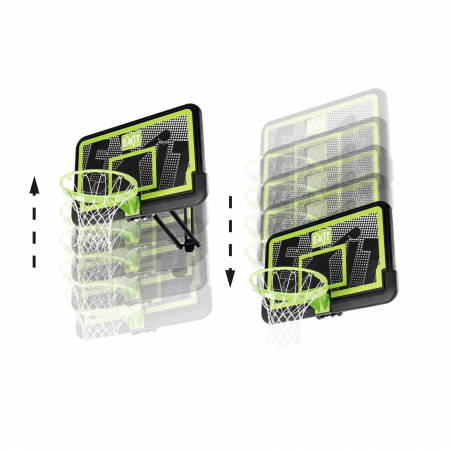 Panou de baschet pentru perete, Galaxy - negru, Exit Toys [1]