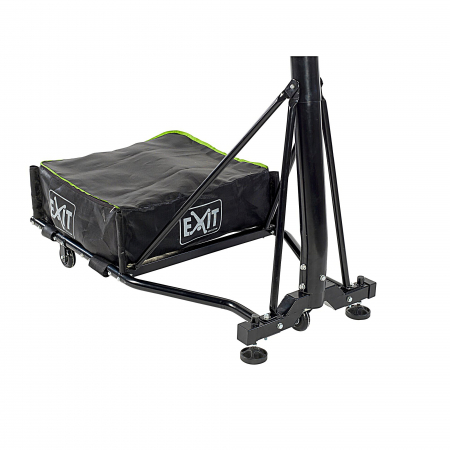 Panou de baschet portabil pe roți cu inel pentru slam dunk, Galaxy - negru, Exit Toys [4]