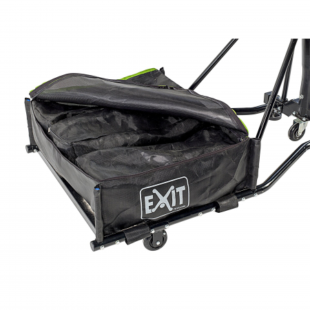 Panou de baschet portabil pe roți, Galaxy - verde/negru, Exit Toys [5]