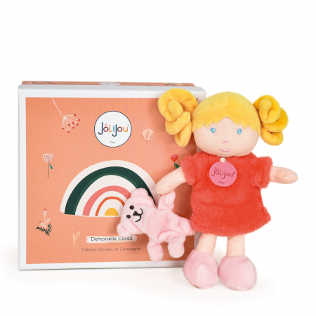 Cadouri Baieti - Papusa din plus - Corail, 21 cm, rosu