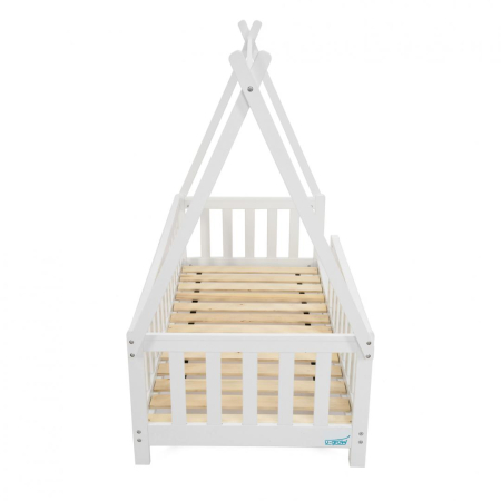 Pat casuta, alb 147.5x75cm, U-Grow [4]