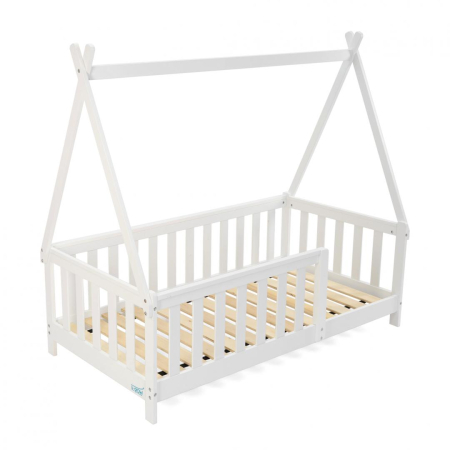 Pat casuta, alb 147.5x75cm, U-Grow [3]