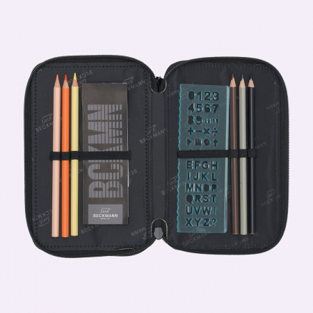 Penar cu trei sectiuni,  complet echipat, negru [3]