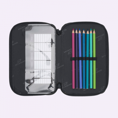 Penar cu trei sectiuni,  complet echipat, negru [2]