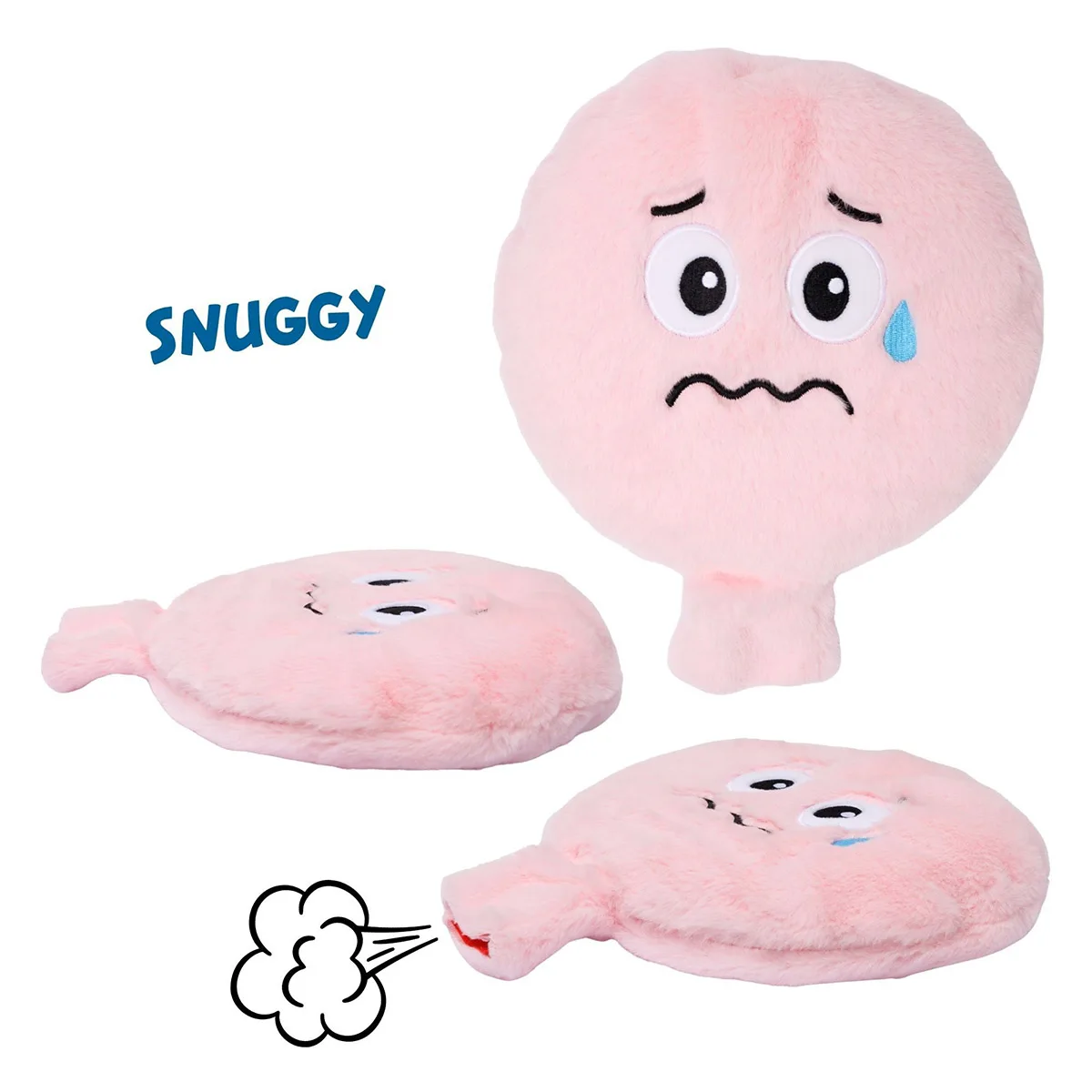 Noutati - Pernă de pluș cu sunet amuzant, Snuggy