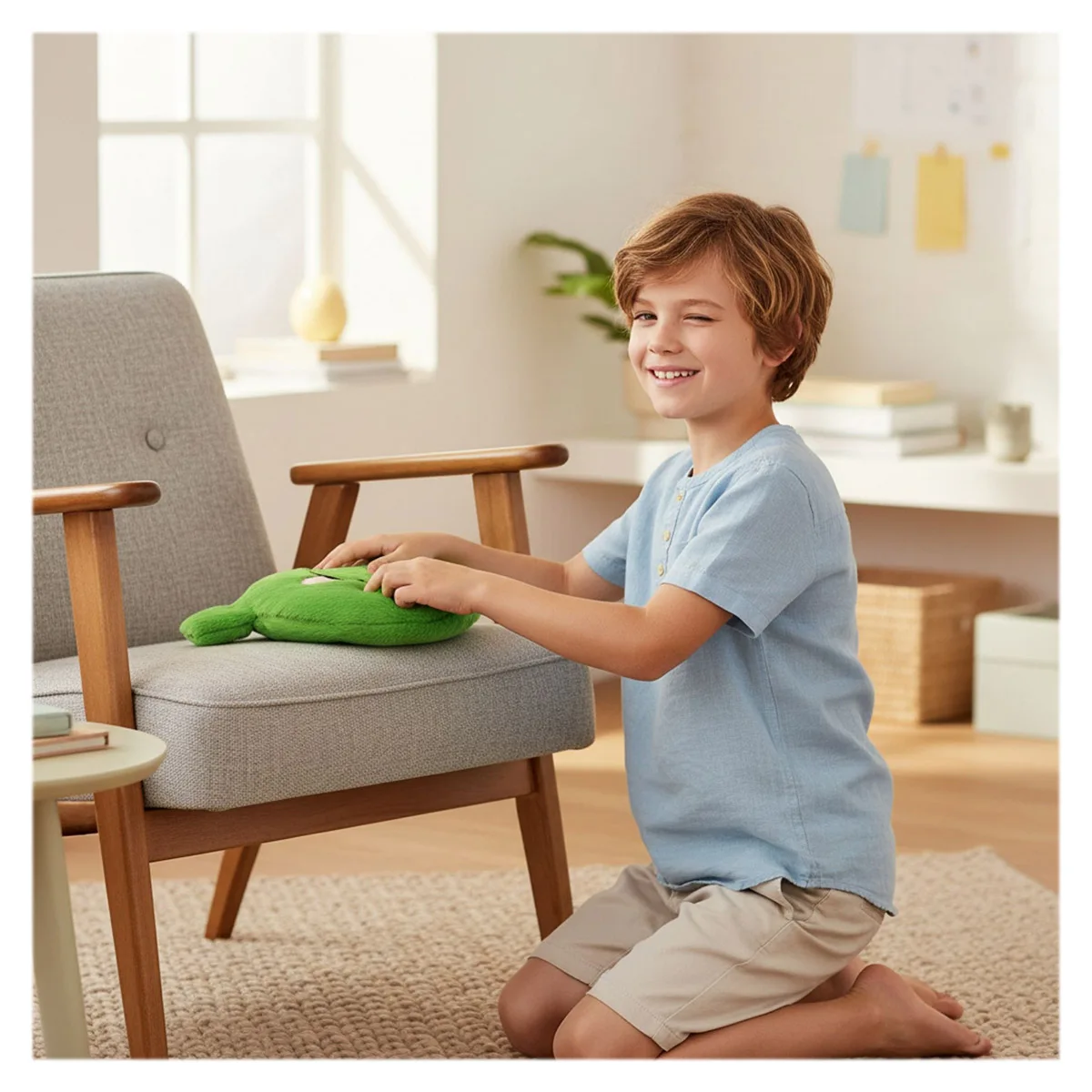 Pernă de pluș cu sunet amuzant, Sunny [1]