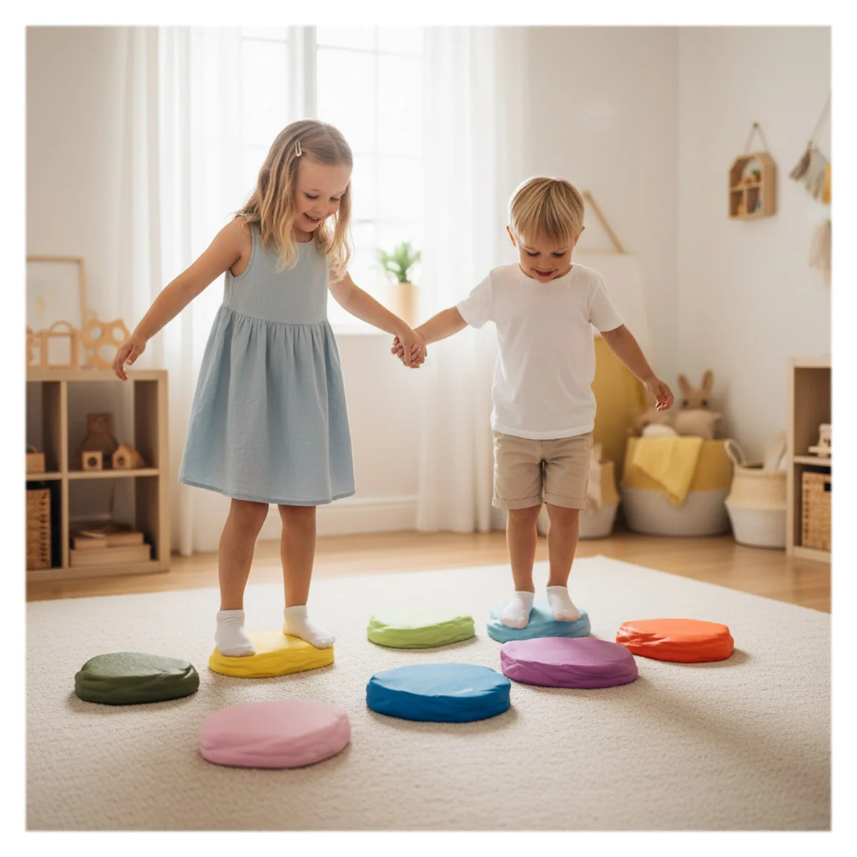 Pietre de echilibru moi, set 8 buc., Alldoro [1]