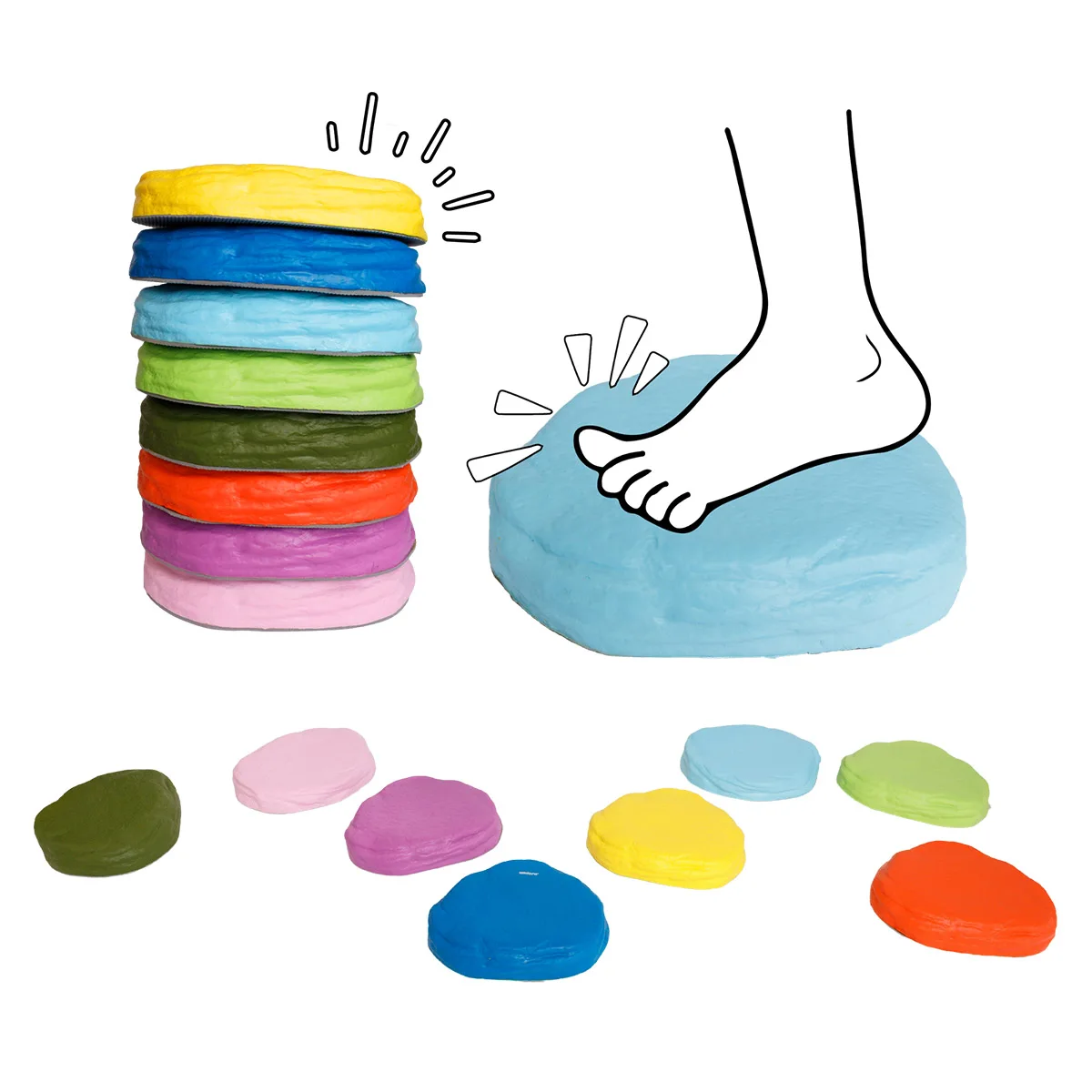 Pietre de echilibru moi, set 8 buc., Alldoro [4]