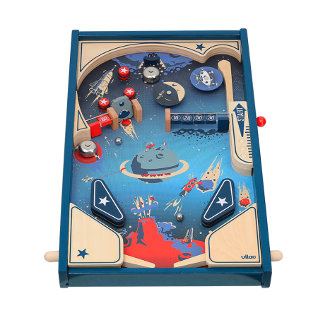 Jucarii Educative - Pinball din lemn - Spatiu -  Vilac