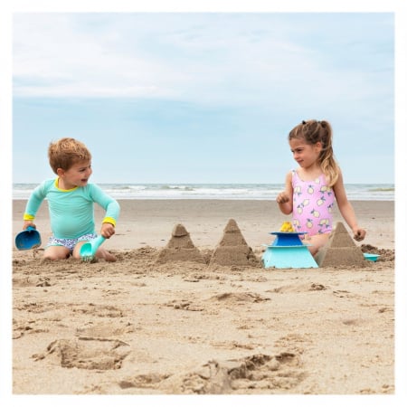Pira, set forme pentru nisip piramide, Quut Toys [1]